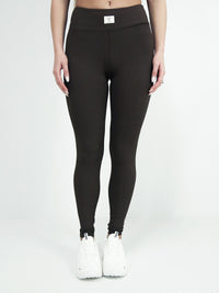 Chamakam Organic Highwaist Leggings Brown - Soulsideshop