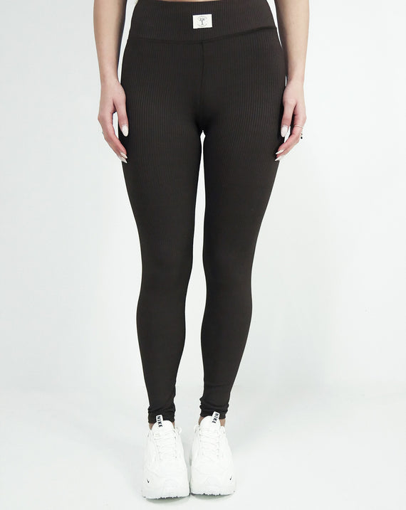 Chamakam Organic Highwaist Leggings Brown