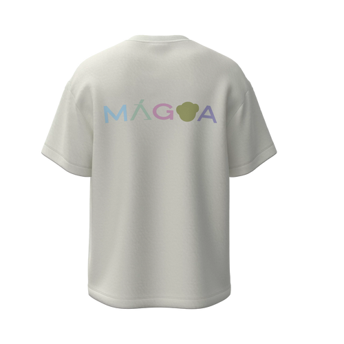 Mágoa Rainbow T-Shirt Cream White - Soulsideshop