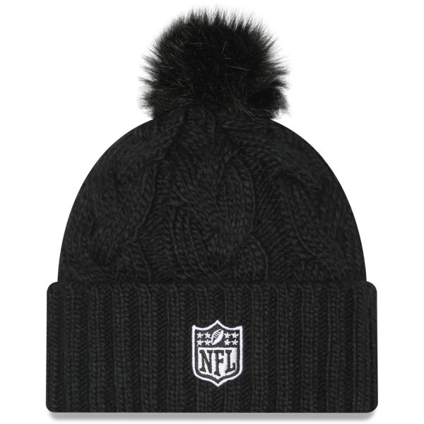 New Era NFL Dallas Cowboys Pom Knit Beanie Black