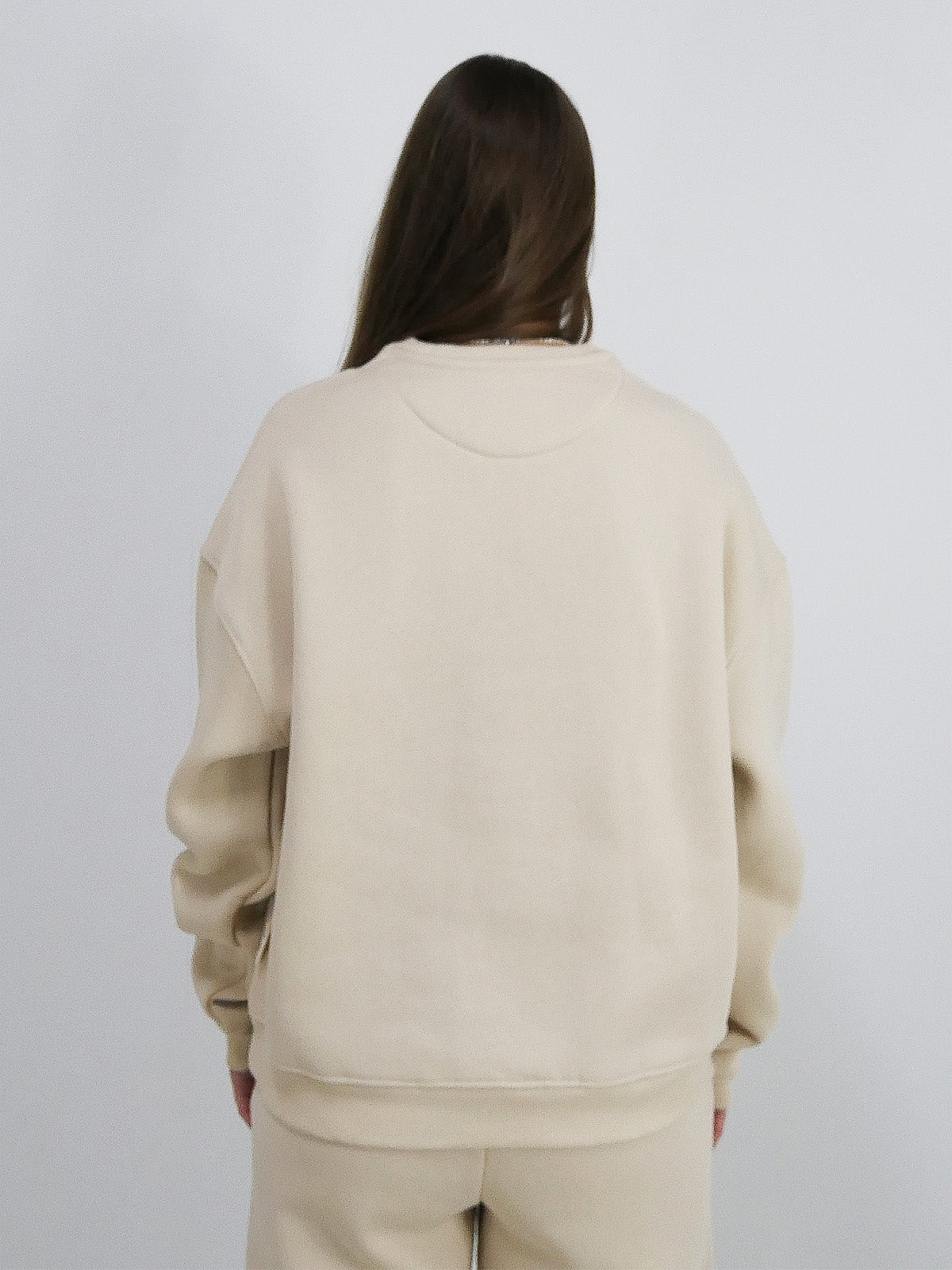 Chamakam Organic Heavy Sweatshirt Cream - Soulsideshop
