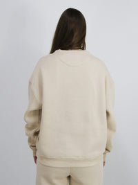 Chamakam Organic Heavy Sweatshirt Cream - Soulsideshop