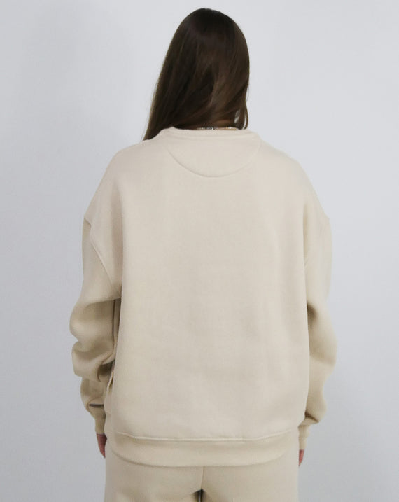 Chamakam Organic Heavy Sweatshirt Cream