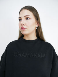 Chamakam Organic Heavy Sweatshirt Black - Soulsideshop