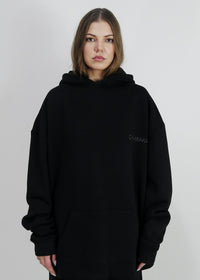 Chamakam Organic Super Oversized Heavy Hoodie Black - Soulsideshop