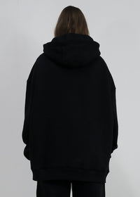 Chamakam Organic Super Oversized Heavy Hoodie Black - Soulsideshop