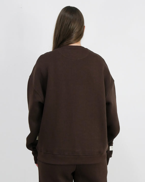 Chamakam Organic Heavy Sweatshirt Braun