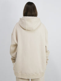 Chamakam Organic Oversized Premium Hoodie Cream - Soulsideshop