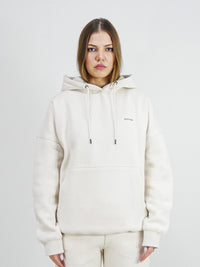Soulside Frauen Oversized Hoody - Heavy Basic Soul - Coconut Milk - Soulsideshop