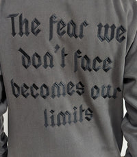 Sixth June Fear Back Embroidered Hoodie Black