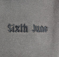 Sixth June Fear Back Embroidered Hoodie Black