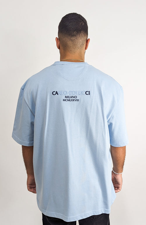 Carlo Colucci T-Shirt Milano Light Blue