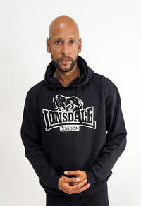 Lonsdale Hoodie Fochabers Black