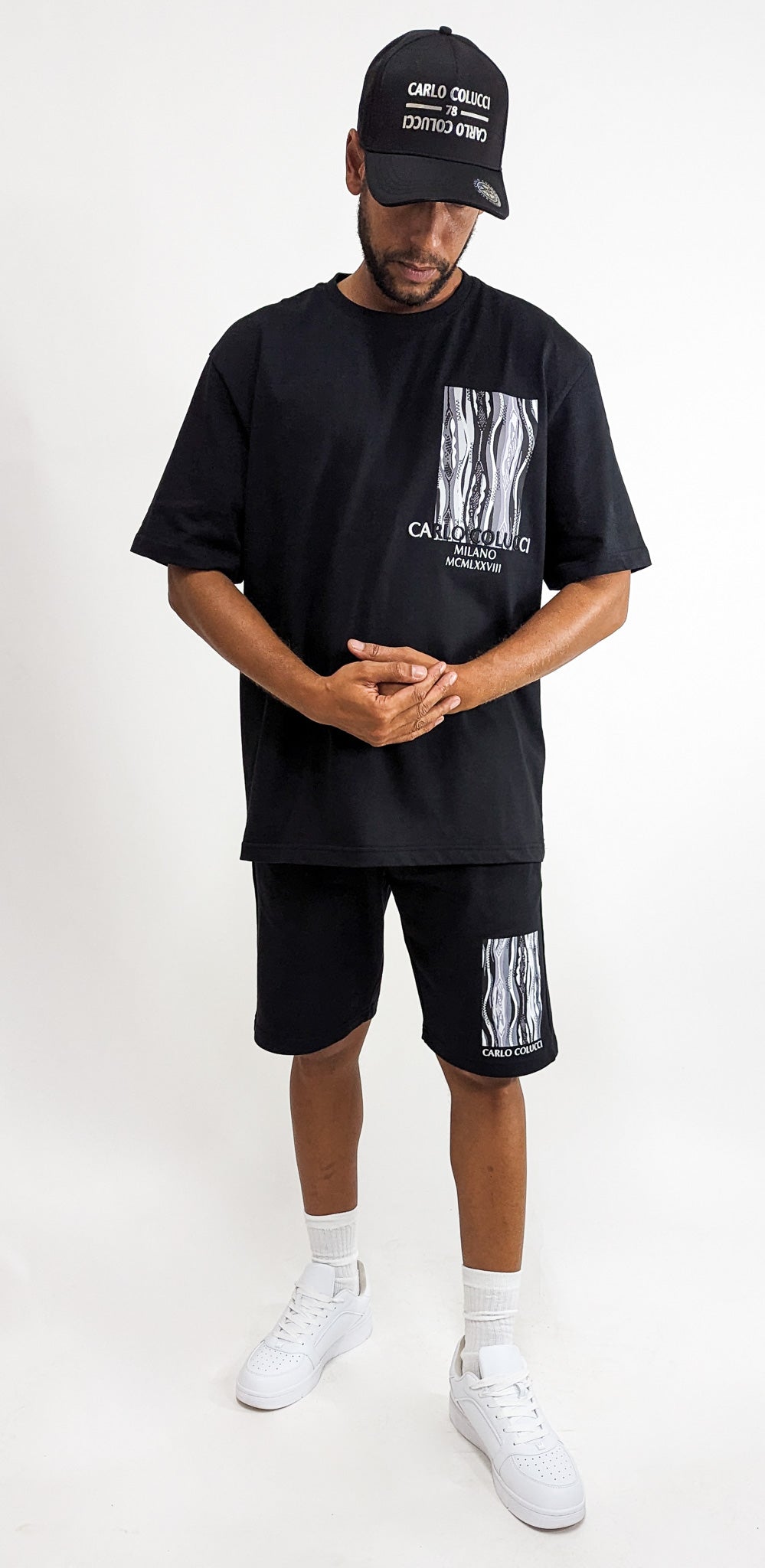 Carlo Colucci Sweatshorts Milano Black