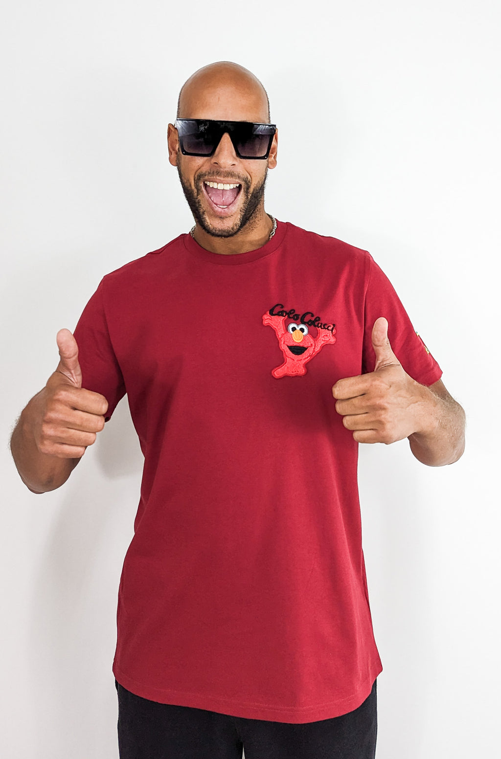 Carlo Colucci Sesame Street Elmo T-Shirt Red