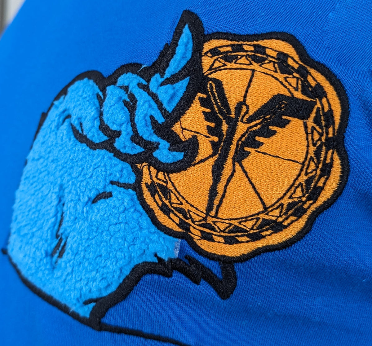 Carlo Colucci Sesame Street Krümelmonster T-Shirt Blue