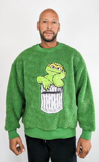 Carlo Colucci Sesame Street Teddy Oskar Sweatshirt Green