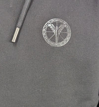 Carlo Colucci Galley Art Story Oversized Hoodie Black