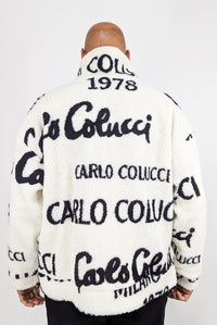 Carlo Colucci Teddy Jacke White