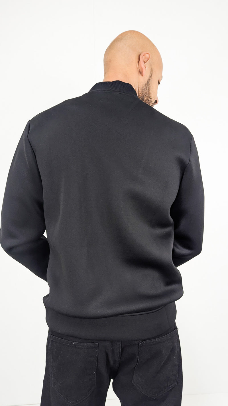 Lifted JIHO Nylon College Jacke Black