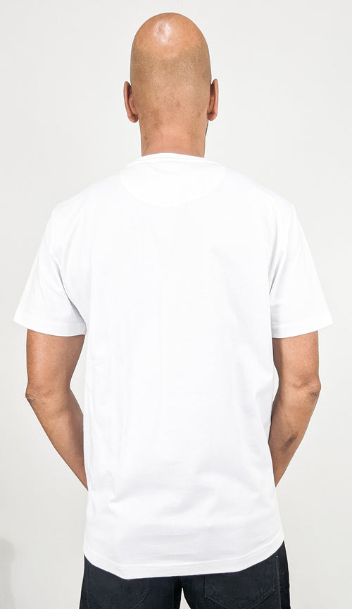 Carlo Colucci Art Gallery Design Pixel T-Shirt White