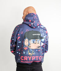 SoulSide Special Edition Billionaire  Monkey Hoodie Purple - Soulsideshop