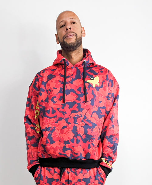 SoulSide Special Edition Crypto Champion Hoodie Red - Soulsideshop