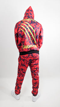 SoulSide Special Edition Crypto Champion Sweatpants Red - Soulsideshop