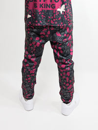 SoulSide Special Edition Dots Sweatpants Grey/Pink - Soulsideshop