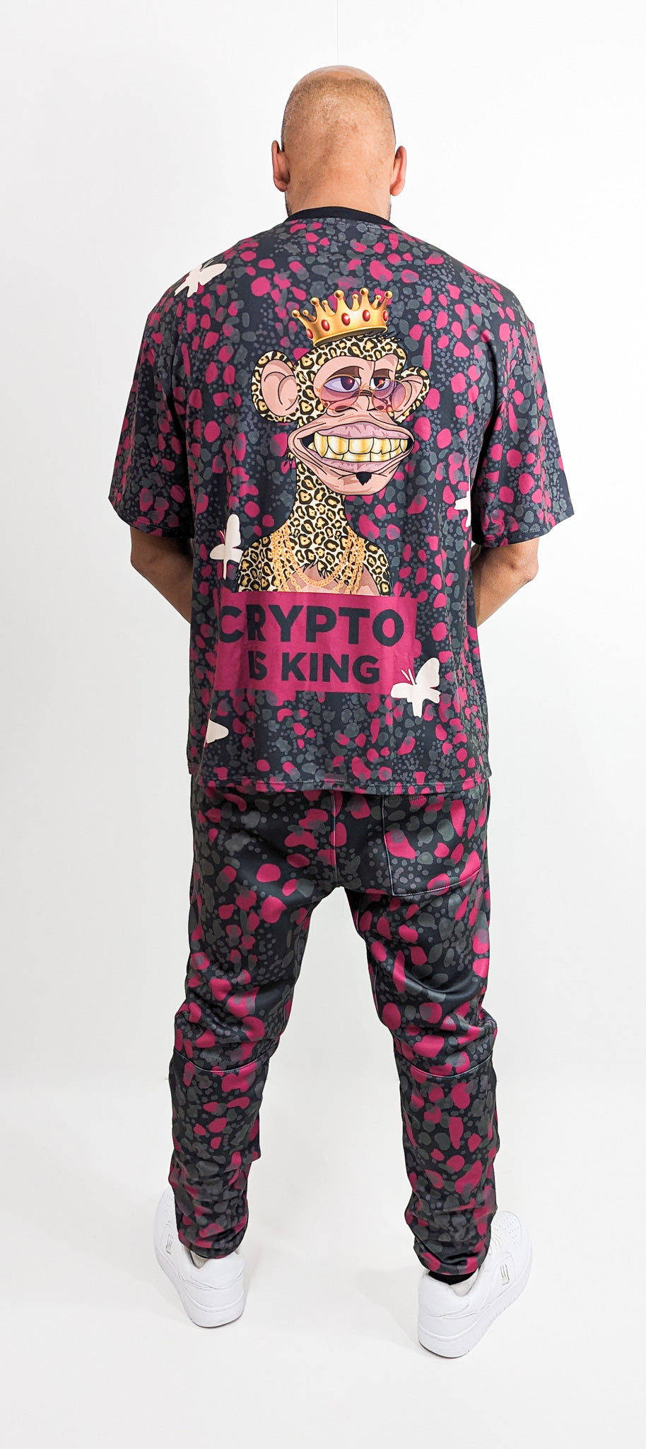 SoulSide Special Edition Dots Sweatpants Grey/Pink - Soulsideshop