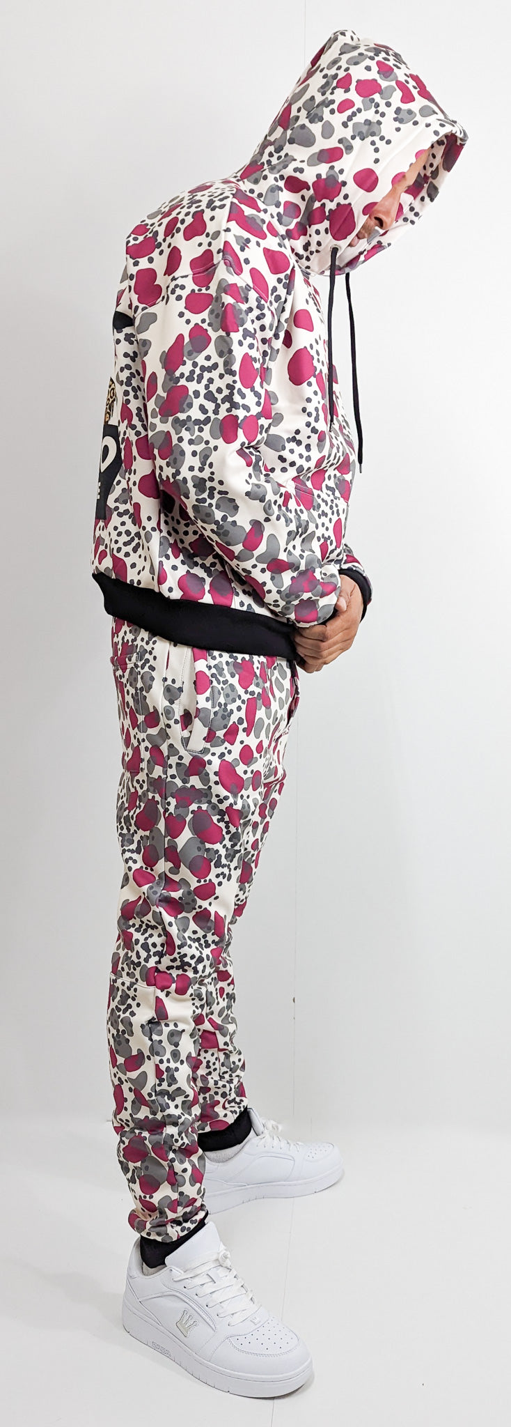 SoulSide Special Edition Dots Sweatpants Beige/Grey/Pink
