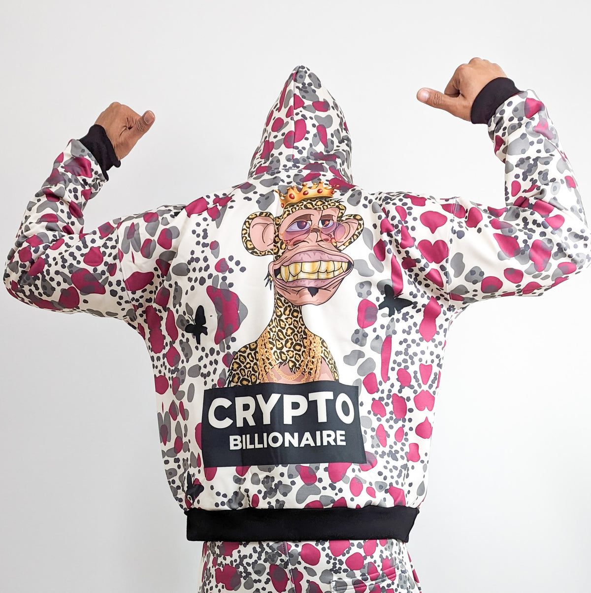 SoulSide Special Edition Dots Hoodie Beige/Grey/Pink