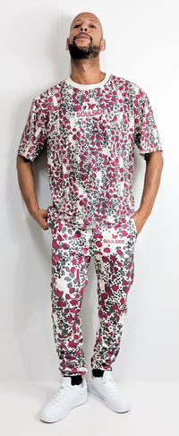 SoulSide Special Edition Dots T-Shirt Beige/Grey/Pink
