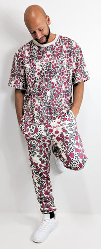 SoulSide Special Edition Dots T-Shirt Beige/Grey/Pink