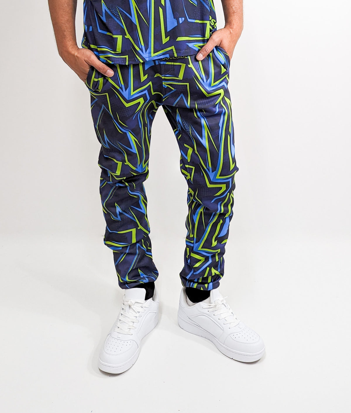 SoulSide Special Edition Crypto is the Future Sweatpants Blue Multicolor - Soulsideshop