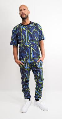 SoulSide Special Edition Crypto is the Future Sweatpants Blue Multicolor - Soulsideshop