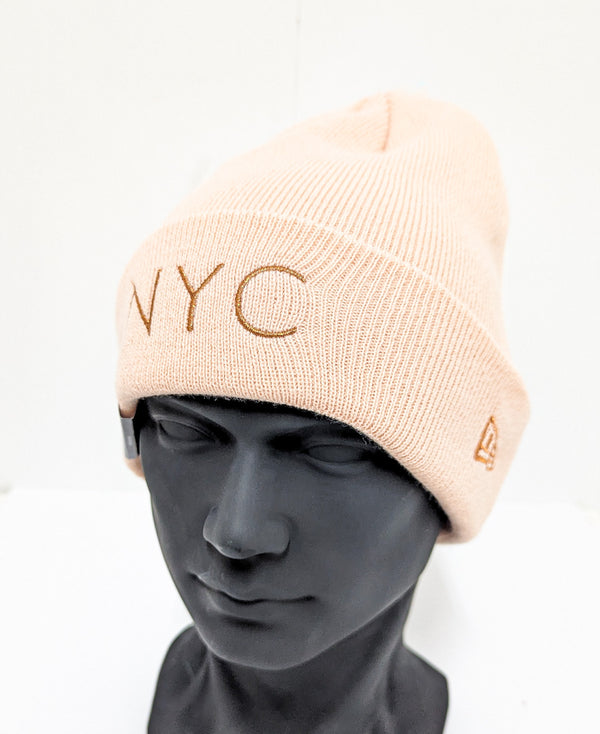 New Era Ney York City Metallic Beanie Rose