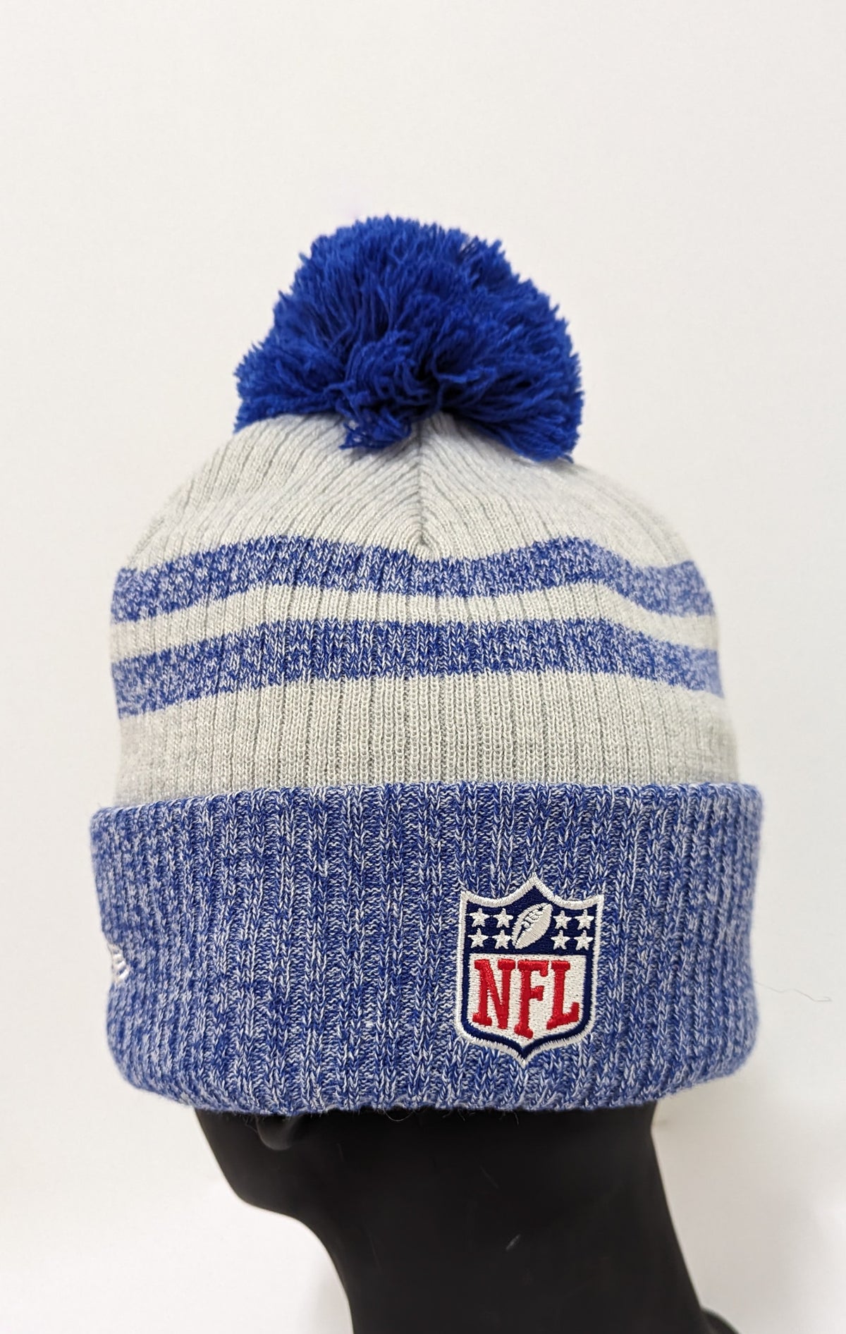 New Era NFL Los Angeles Chargers Pom Knit Beanie Blue