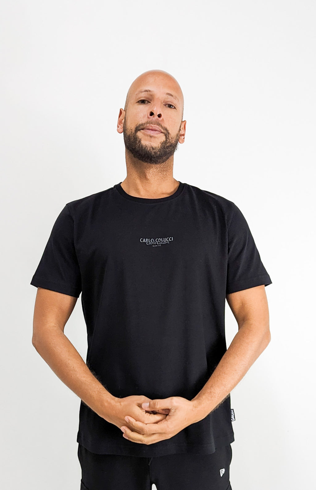 Carlo Colucci Basic T-Shirt Black