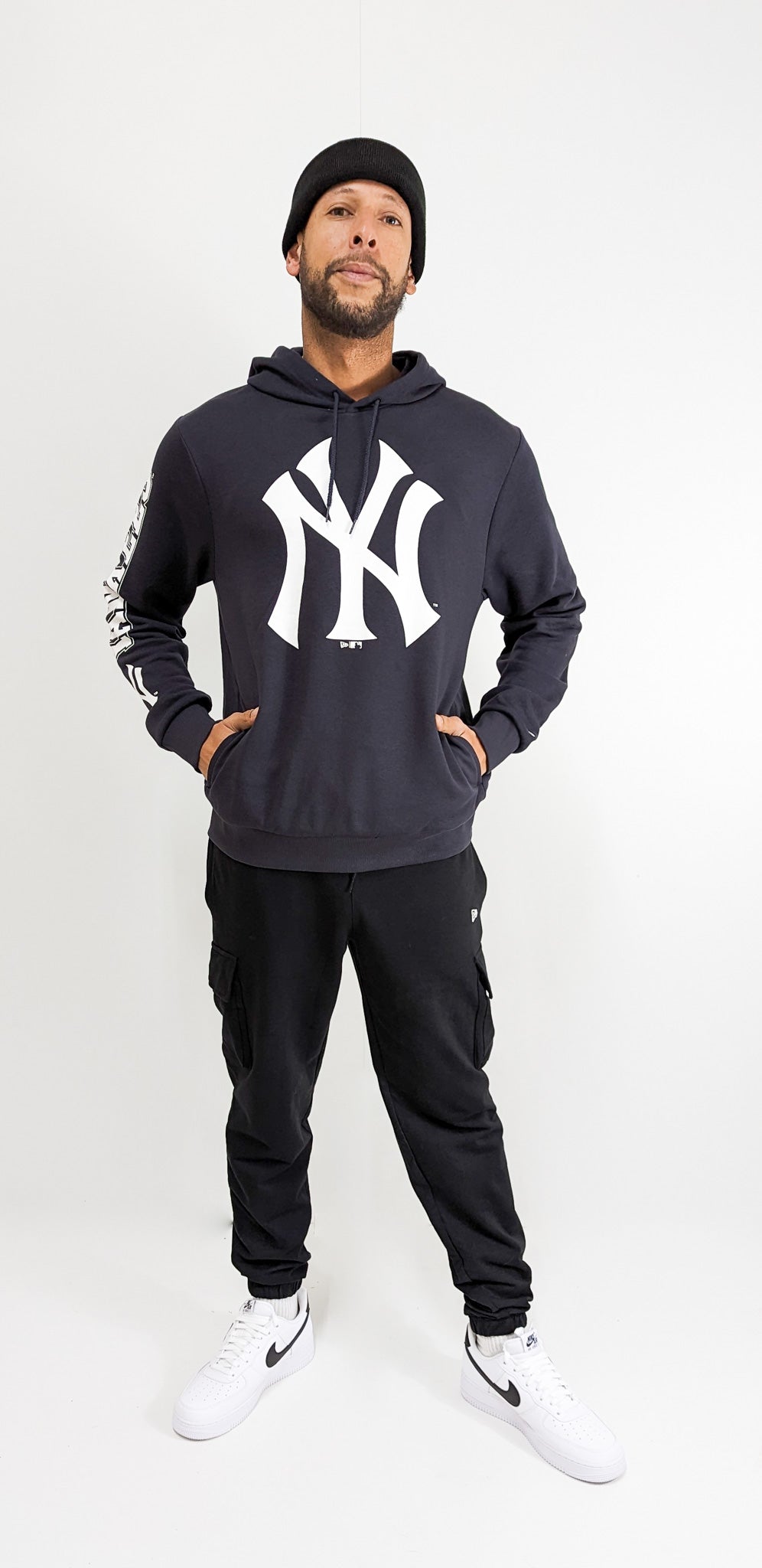 NEW ERA Dual Stack Logo PO Hoody New York Yankees Dark Navy