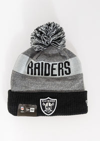 New Era BLF Raiders  Knit Beanie Grey