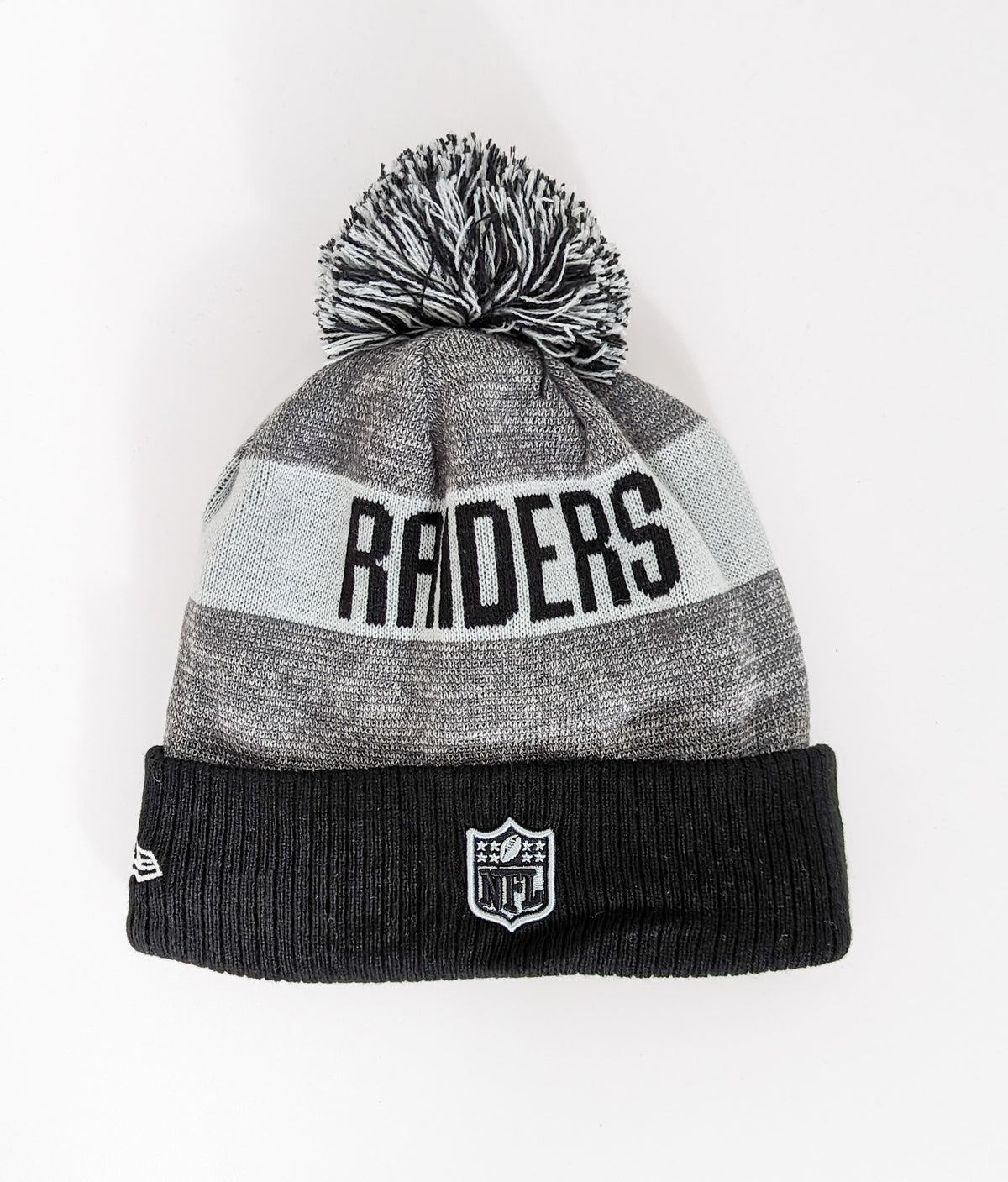 New Era BLF Raiders  Knit Beanie Grey