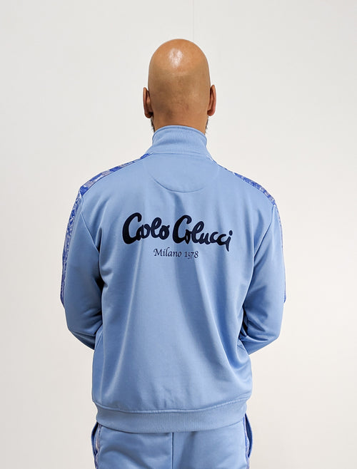 Carlo Colucci I`m Uniques Oversized Zip Jacket Blue