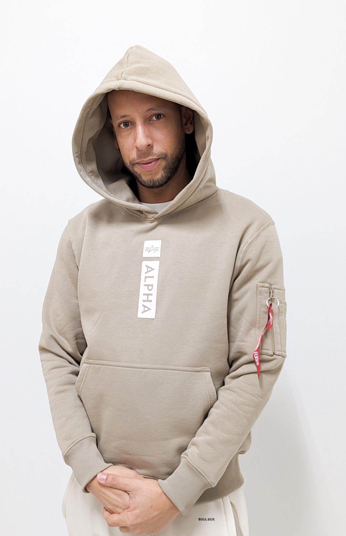 Alpha Industries PP Hoodie Vintage Sand