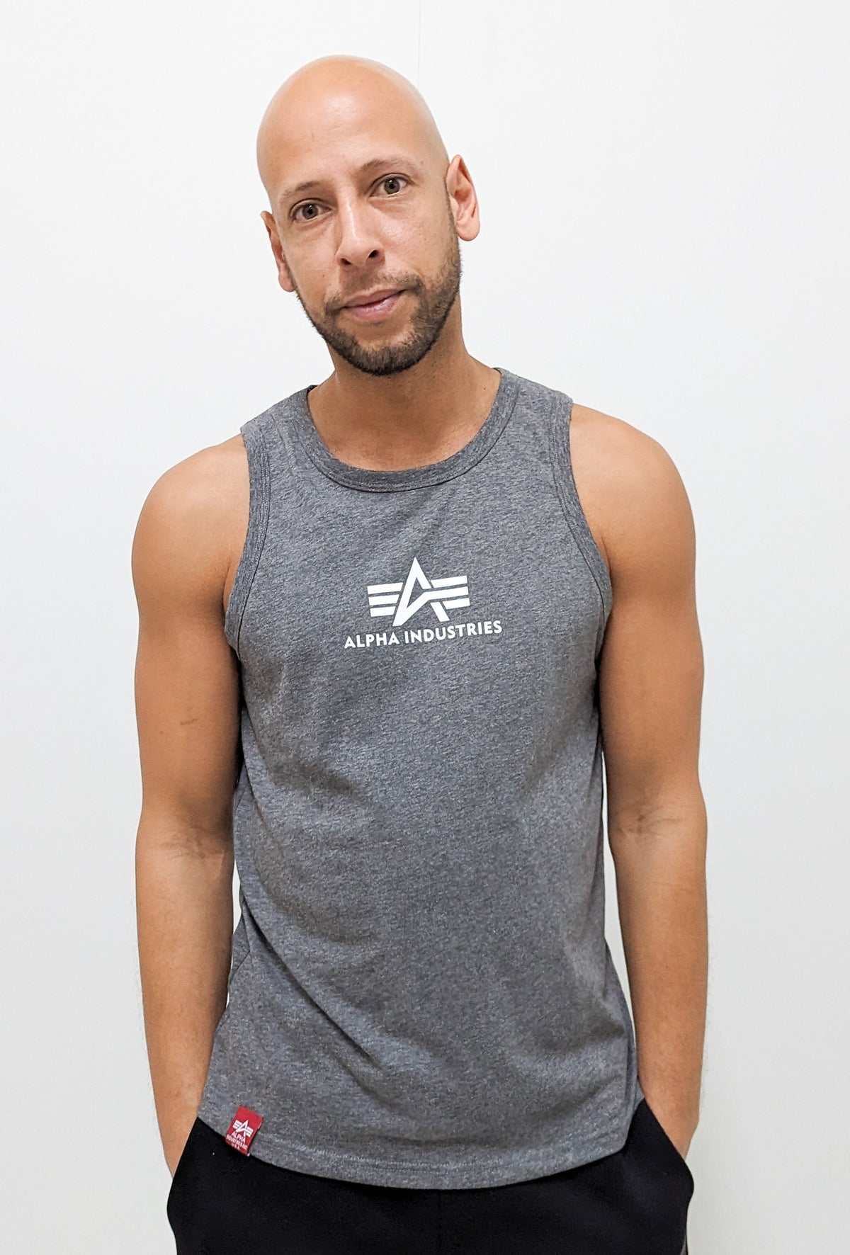 Alpha Industries Basic Tank Top Charcoal Grey