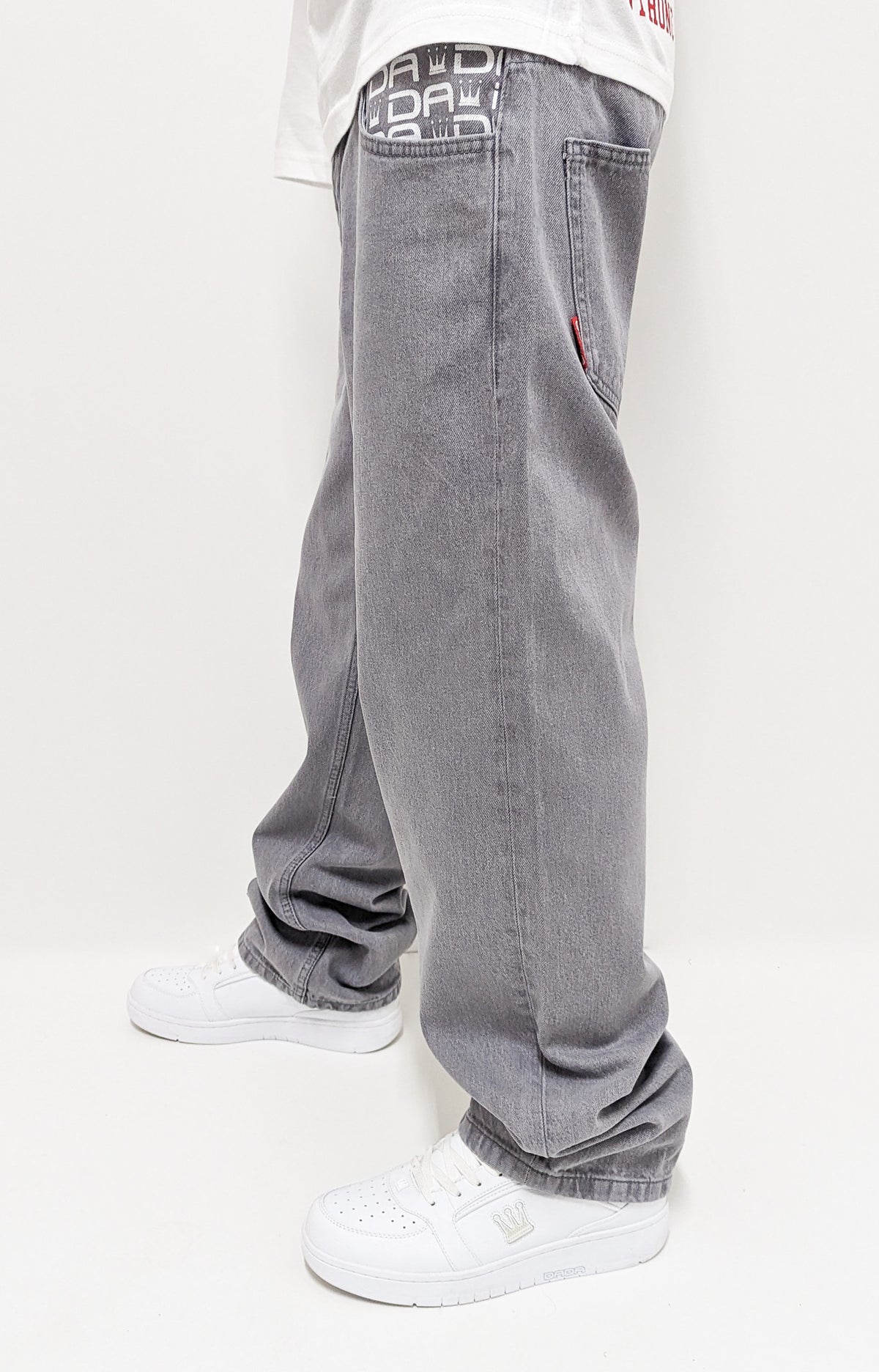 DADA Supreme Minimalist Loose Fit Jeans Grey