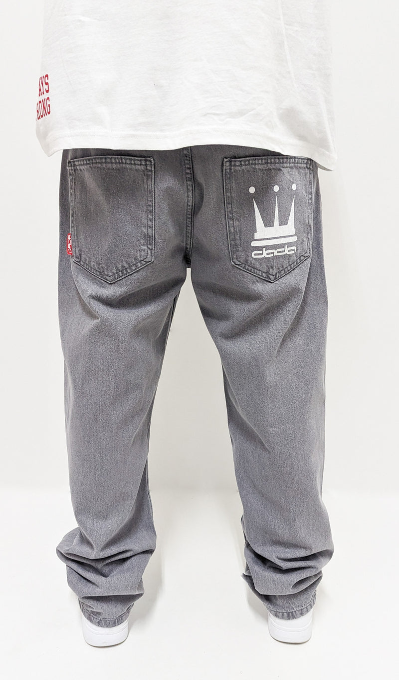 DADA Supreme Minimalist Loose Fit Jeans Grey
