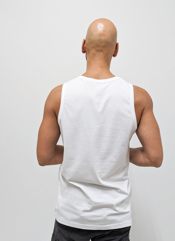 Alpha Industries Basic Tank Top White - Soulsideshop