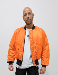 Alpha Industries MA-1 TT Reversible Bomber Jacket Black - Soulsideshop