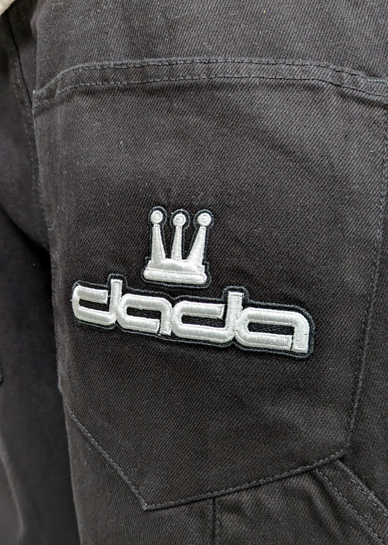 DADA Supreme Worker Cargo Baggy 2.0 Jeans Black - Soulsideshop